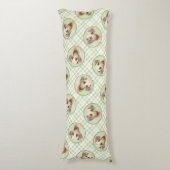 Sloughi Schilderij Golden Sand Schattigee Originel Lichaamskussen (Voorkant Verticaal)