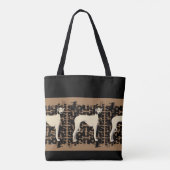 Sloughi Tabac Tote Bag (Achterkant)