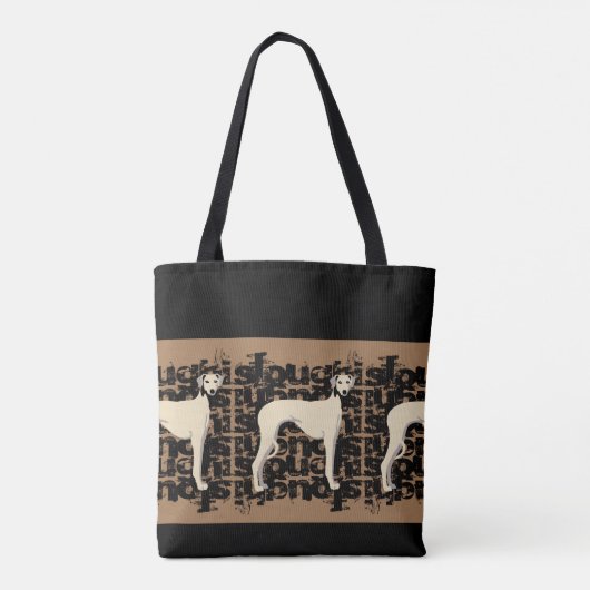 Sloughi Tabac Tote Bag (Achterkant)