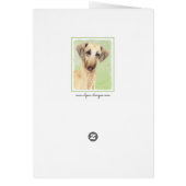 Sloughis Painting - Cute Original Dog Art (Achterkant)