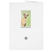 Sloughis Painting - Cute Original Dog Art (Achterkant)