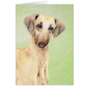 Sloughis Painting - Cute Original Dog Art