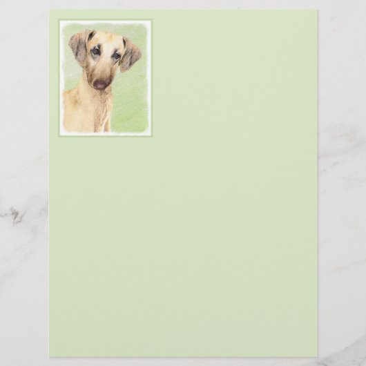 Sloughis Painting - Cute Original Dog Art (Voorkant)