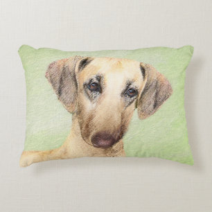 Sloughis Painting - Cute Original Dog Art Accent Kussen