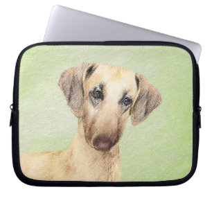 Sloughis Painting - Cute Original Dog Art Laptop Sleeve