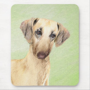 Sloughis Painting - Cute Original Dog Art Muismat