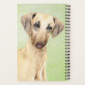Sloughis Painting - Cute Original Dog Art Planner (Achterkant)