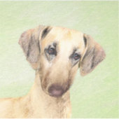 Sloughis Painting - Cute Original Dog Art Sticker (Voorkant)