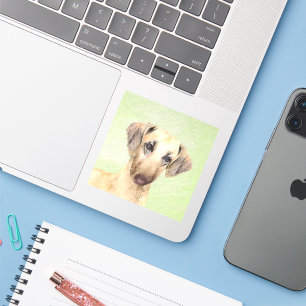 Sloughis Painting - Cute Original Dog Art Sticker