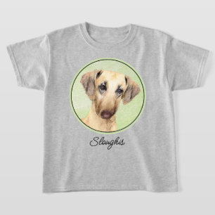 Sloughis Painting - Cute Original Dog Art T-shirt