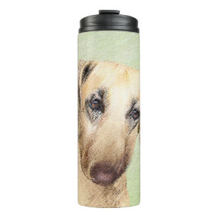 Sloughis Painting - Cute Original Dog Art Thermosbeker