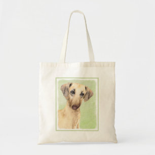 Sloughis Painting - Cute Original Dog Art Tote Bag