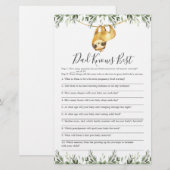 Slout Baby shower Papa kent beste game (Voorkant / Achterkant)