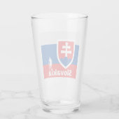 Slovaaks voetbal glas (Achterkant)