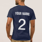 Slovaakse hockey Logo, met backprint T-shirt (Achterkant)