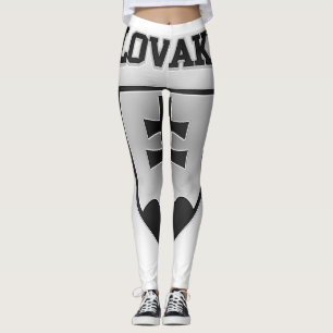 Slovakia Coat of Arms Leggings