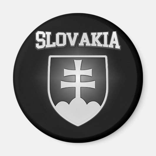 Slovakia Coat of Arms Magneet (Voorkant)