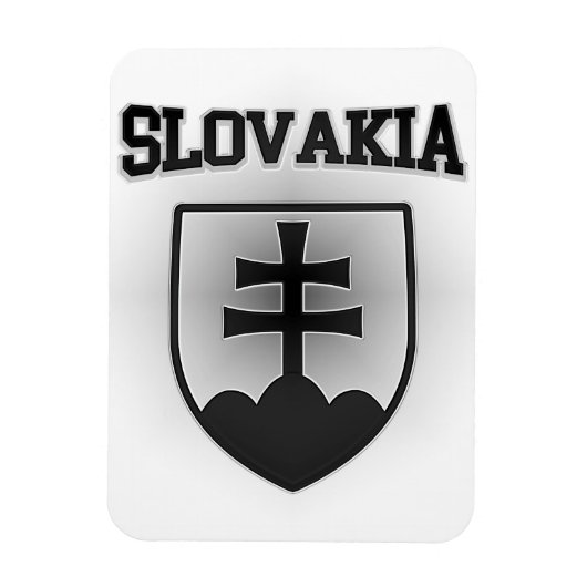 Slovakia Coat of Arms Magneet (Verticaal)