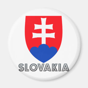Slovakia Coat of Arms Magneet