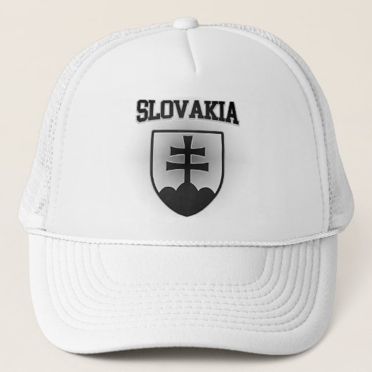 Slovakia Coat of Arms Trucker Pet (Voorkant)