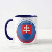 Slovakia Erfgoed Embleem Mok (Links)