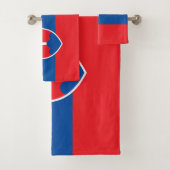 Slovakia Flag Bad Handdoek (Insitu)
