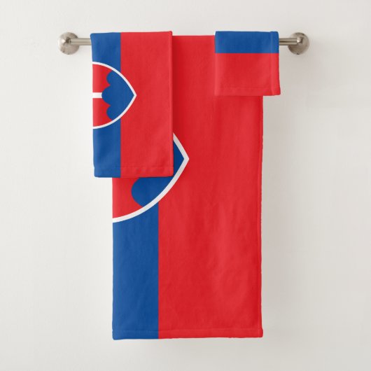 Slovakia Flag Bad Handdoek (Insitu)