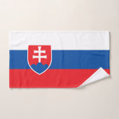 Slovakia Flag Bad Handdoek (Handdoek)