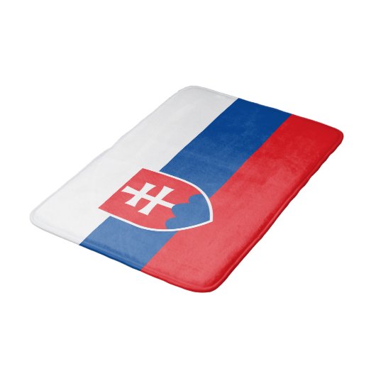 Slovakia Flag Badmat (Gekanteld)