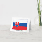 Slovakia Flag Bedankkaart (Voorkant)