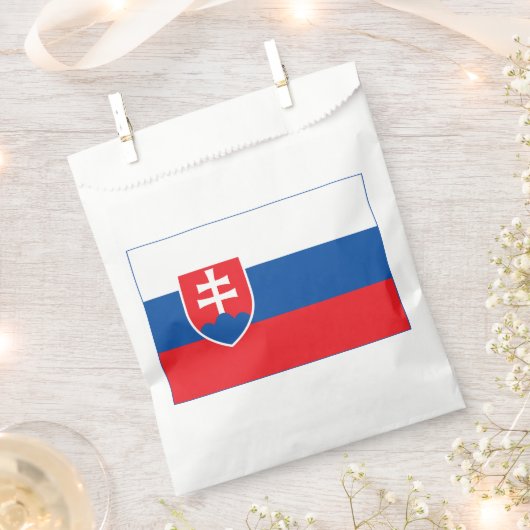 Slovakia Flag Bedankzakje (Geknipt)