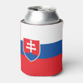 Slovakia Flag Blikjeskoeler (Blikje Voorkant)