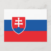 Slovakia Flag Briefkaart (Voorkant)