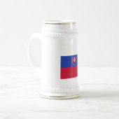 Slovakia Flag Emblem Bierpul (Voorkant links)