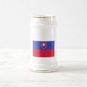 Slovakia Flag Emblem Bierpul (Center)