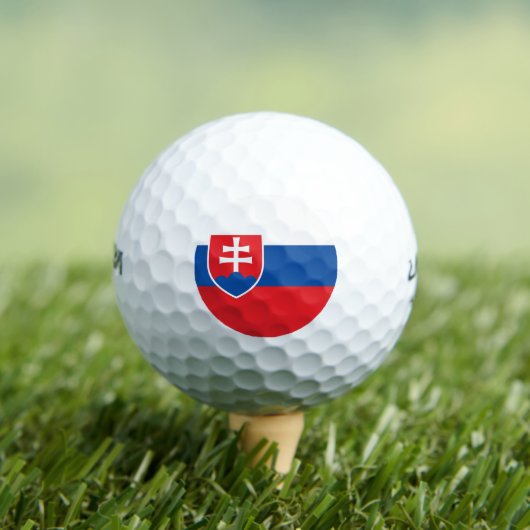 Slovakia Flag Golfballen (Insitu Shirt)