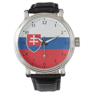 Slovakia Flag Horloge