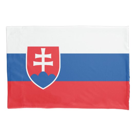Slovakia Flag Kussensloop (Voorkant)