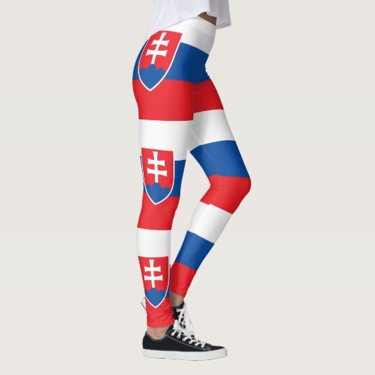 Slovakia Flag Leggings (Rechts)