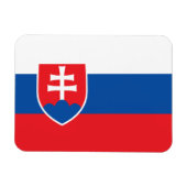 Slovakia Flag Magneet (Horizontaal)