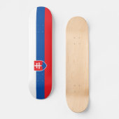 Slovakia Flag Persoonlijk Skateboard (Voorkant)