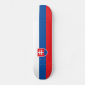 Slovakia Flag Persoonlijk Skateboard (Voorkant)