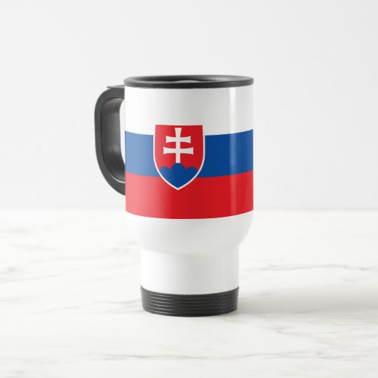 Slovakia Flag Reisbeker (Voorkant links)