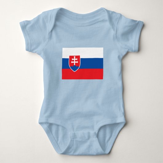 Slovakia Flag Romper (Voorkant)