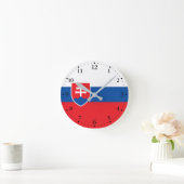 Slovakia Flag Ronde Klok (Huis)