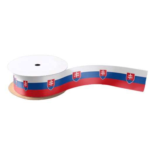 Slovakia Flag Satijnen Lint (Spoel)
