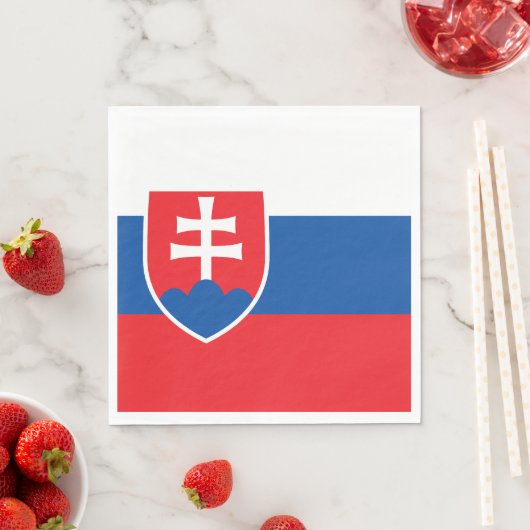 Slovakia Flag Servet (Insitu)
