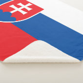 Slovakia Flag Sherpa Deken (3/4)