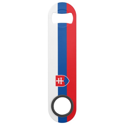 Slovakia Flag Speed Flessenopener (Achterkant)