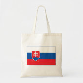 Slovakia Flag Tote Bag (Voorkant)